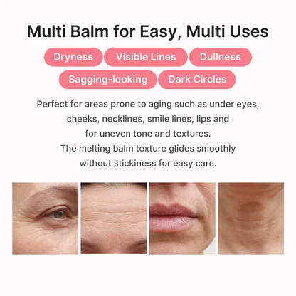 PDRN Pink Collagen Multi Balm, Volufiline & NAD, Firming Anti-Aging Care
