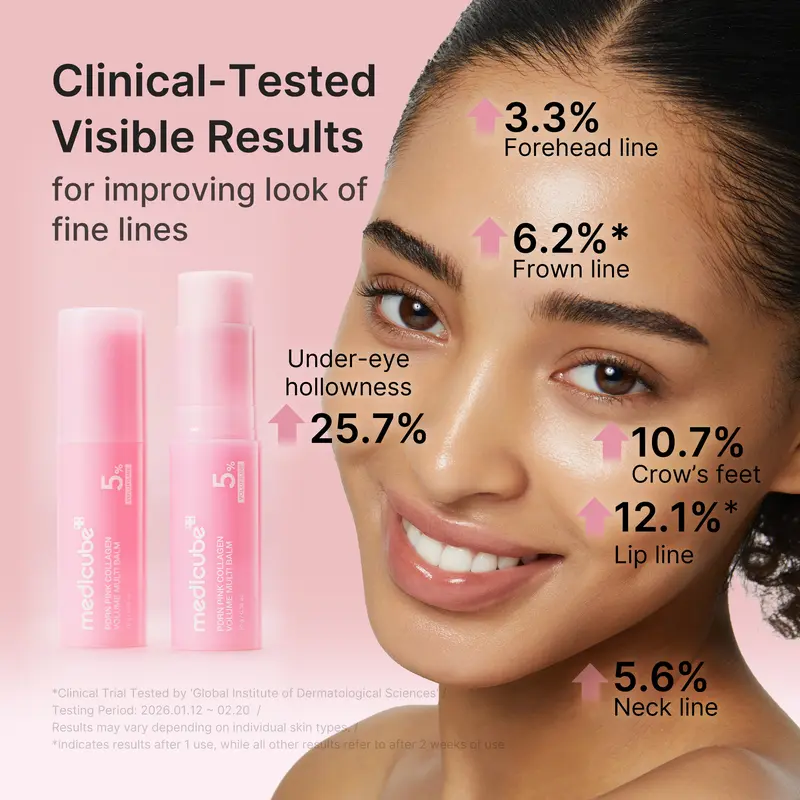 PDRN Pink Collagen Multi Balm, Volufiline & NAD, Firming Anti-Aging Care