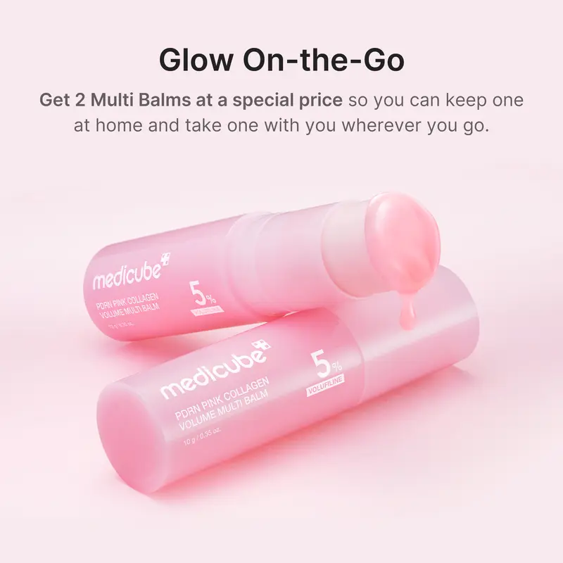 PDRN Pink Collagen Multi Balm, Volufiline & NAD, Firming Anti-Aging Care